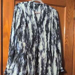 Simply Vera Vera Wang Brushstroke Blouse